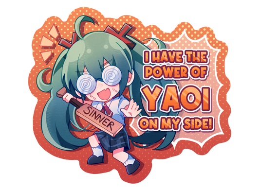 [sawtowne] fujoshi miku sticker