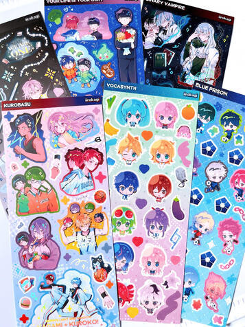 Glitter/Holo Foil Sticker Sheets