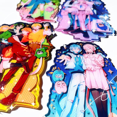 idolish7 acrylic standees