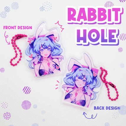 rabbit hole miku charm