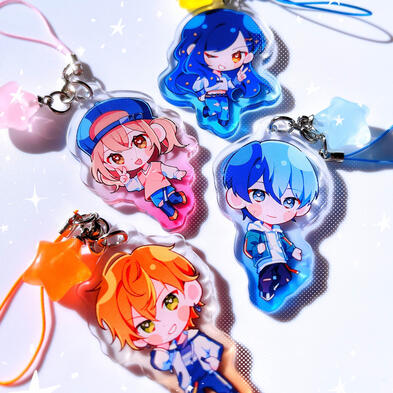 project sekai phone charms