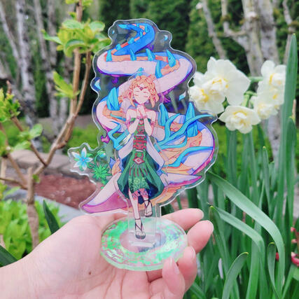 tears of the kingdom: light dragon standee